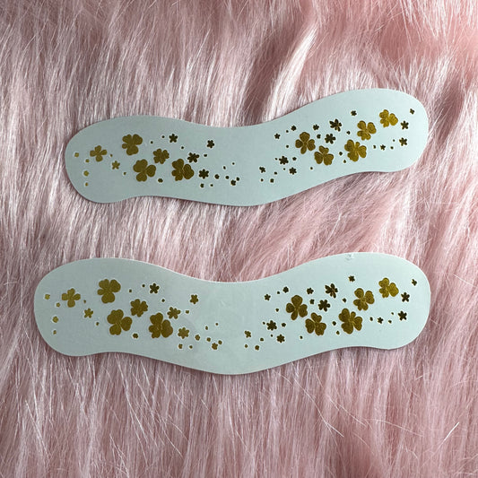 2 Pack Gold Clover Freckles