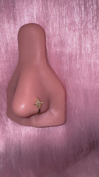 Gold Sparkle Faux Nose Ring