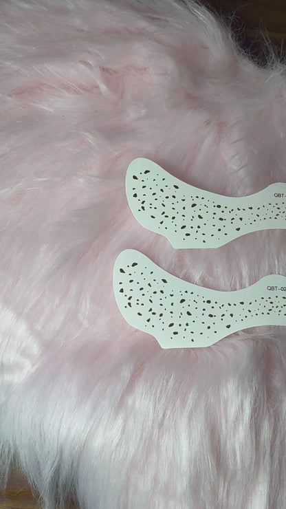 2 Pack Gold Faux Freckles