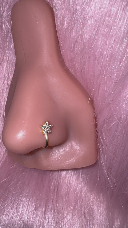 Gold Star Faux Nose Ring