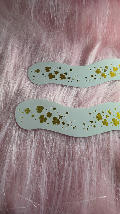 2 Pack Gold Clover Freckles
